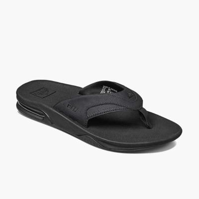 REEF Fanning Slipper Heren All Black 12