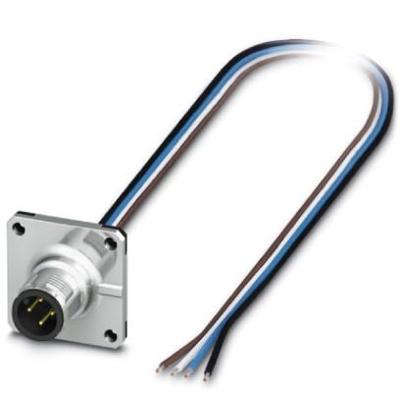 Phoenix Contact 1419991 Sensor/actuator inbouwconnector M12 Aantal polen (sensoren): 4 Stekker, inbouw 0.50 m 1 stuk(s)
