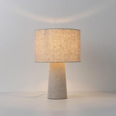 Tafellamp Melyro lino - E27-fitting - Linnen kap en voet - IP20 voor binnen