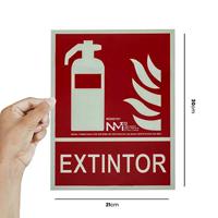 Bord Normaluz Extintor PVC - thumbnail