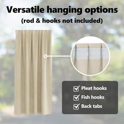 VidaXL Verduisterende gordijnen 2 pcs crème 140 x 175 cm fluweel