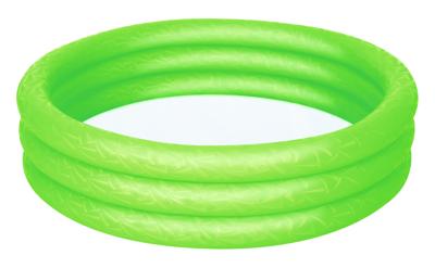 Bestway Opblaasbaar Kinderzwembad 3 Ringen Eco Kleur Assortiment 102x25 cm +2 Jaar Tuin 51024