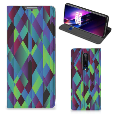 OnePlus 8 Stand Case Abstract Green Blue OnePlus 8 Stand Case Abstract Green Blue