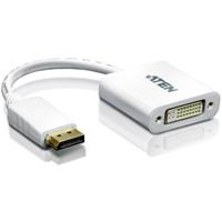 ATEN DisplayPort Kabel DisplayPort Male - DVI-D 24+1-Pins Male 0.15 m Wit - thumbnail