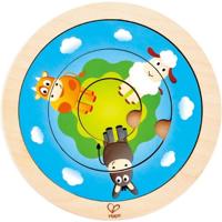 Hape draaiende puzzel boerderij - thumbnail