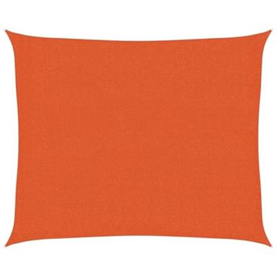 Zonnezeil 160 g/m² 2,5x3 m HDPE oranje