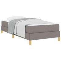 Boxspring bed Taupe en Bruin 90 x 190 cm - thumbnail