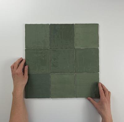 Moos Jade glans handvorm 13x13