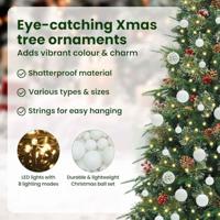 VidaXL Kunstmatige inklapbare kerstboom groen 180 cm pe en pvc - thumbnail