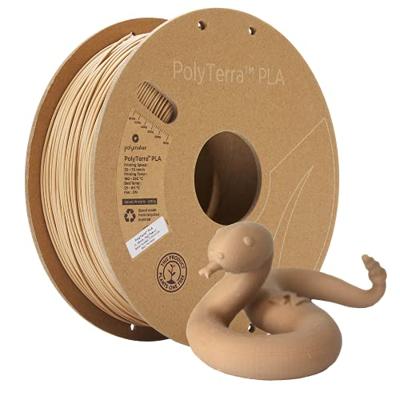 Polymaker 70909 PolyTerra Filament PLA kunststof Gering kunststofgehalte 1.75 mm 1000 g Notenbruin 1 stuk(s) Polymaker 70909 PolyTerra Filament PLA kunststof Gering kunststofgehalte 1.75 mm 1000 g Notenbruin 1 stuk(s)