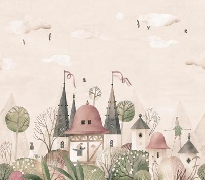 Dutch Cute Walls- Woodlnd Bunnies 318x280cm - CW6007-7