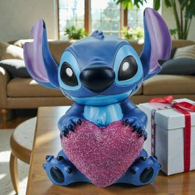 Disney Tuinbeeld 3d stitch liefde