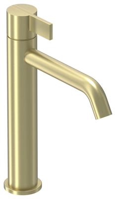 IVY Pact Wastafelmengkraan - opbouw - middelhoog - coldstart - Geborsteld mat goud PVD 6101104