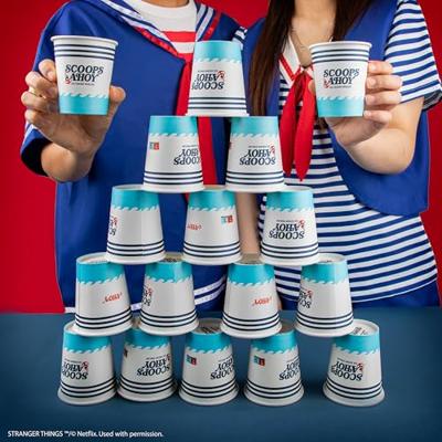 Stranger Things Set of 24 Paper Cups Scoops Ahoy