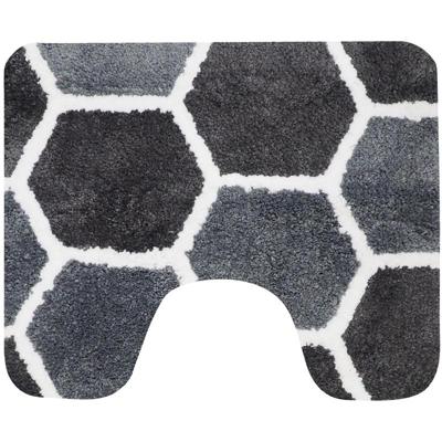 Dutch House Toiletmat Rennes 60x50 cm Grijs