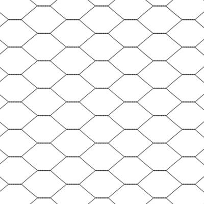 VidaXL Hexagon hek grijs 0,6 x 100 m pvc