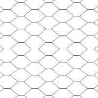 VidaXL Hexagon hek grijs 0,6 x 100 m pvc - thumbnail