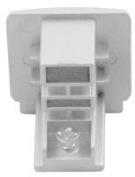 Eindkap voor het afsluiten van een spanningsrail wit 169-024 - thumbnail