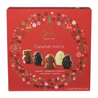 Hamlet Caramel Mini&apos;s chocolade, doos van 175 g