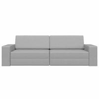 Vloersofa Bed Wolken grijs 245 x 78 x 77 cm Stof - thumbnail