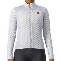 Castelli Sfida 2 fietsshirt lange mouw zilvergrijs dames M - thumbnail