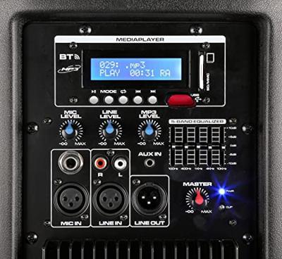 Vonyx SPX-PA9210 1000 W Trolley met PA-geluidssysteem Zwart Vonyx SPX-PA9210 1000 W Trolley met PA-geluidssysteem Zwart