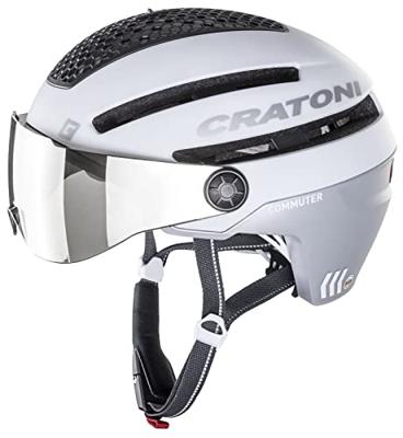 Cratoni Helm commuter white matt m-l