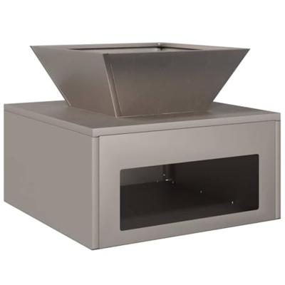 Vuurkorf Roestig 50 x 50 x 40 cm Cortenstaal