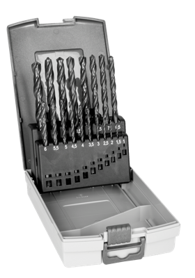 Bahco HSS-R Borenset voor metaal | 4515-SET-19 - 19-delig