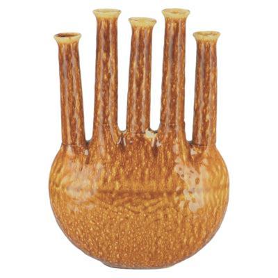 Daan Kromhout Vaas inga jahra bruin 46 cm | 2 stuks