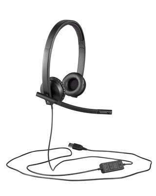 Hoofdtelefoon met Hoofdband Logitech 981-000575 Zwart
