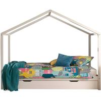 Vipack Dallas Huisbed met Slaaplade 90x200 cm Wit - thumbnail