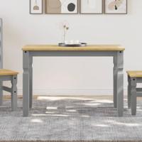 Eettafel Corona 112x60x75 cm massief grenenhout grijs - thumbnail