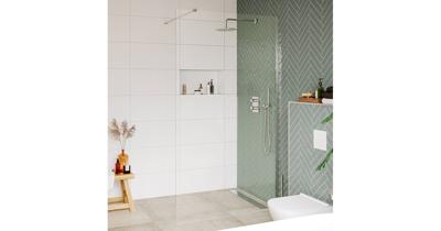 Saqu Modulo inloopdouche incl. antikalk 120x210cm chroom