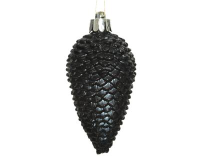 Dennenappel plc hang d5h8 cm zwart 6st kerstbal hangdeco kerst Decoris - Decoris Dennenappel plc hang d5h8 cm zwart 6st kerstbal hangdeco kerst Decoris - Decoris
