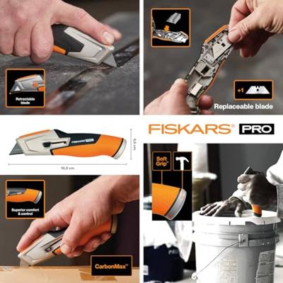 Fiskars CarbonMax uitschuifmes | 177 mm | 1027223 - 1027223