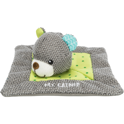TRIXIE JUNIOR KNUFFELDOEK BEER MET KATTENKRUID / CATNIP 13X13 CM TRIXIE JUNIOR KNUFFELDOEK BEER MET KATTENKRUID / CATNIP 13X13 CM