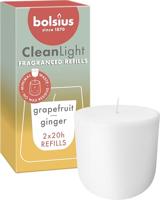 Bolsius Clean Light Fragranced Refills Grapefruit & Ginger - thumbnail