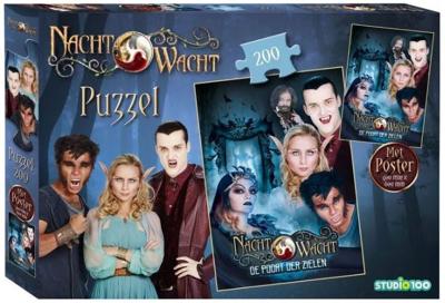 Studio 100 legpuzzel + poster Nachtwacht 200 stukjes Studio 100 legpuzzel + poster Nachtwacht 200 stukjes