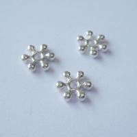 Nellie's Choice • floral spacers 20stuks silver nr. 6 - thumbnail