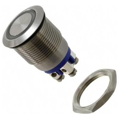 Bulgin MPI002/TE/BL/6 Drukschakelaar 1 stuk(s)