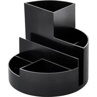 Pennenkoker maul roundbox recycled 6 vaks zwart - thumbnail