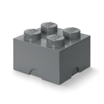 Room Copenhagen LEGO Storage Brick 4 Grijs opbergdoos Room Copenhagen LEGO Storage Brick 4 Grijs opbergdoos