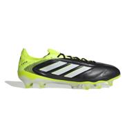adidas Copa Pure III Elite Gras Voetbalschoenen (FG) Zwart Wit Neongeel - thumbnail