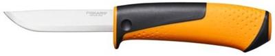Fiskars universeel mes | met slijper | oranje | 1023618 - 1023618