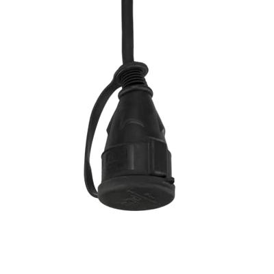 REV 0017251514 Stroom Verlengkabel Zwart 25.00 m H05RR-F 3G 1,5 mm²