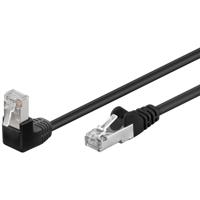 goobay Patchkabel Cat 5e 90° F/UTP 1m - thumbnail