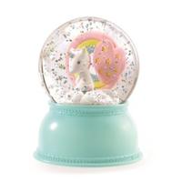 Eenhoorn Sneeuwbal Nachtlampje - DJECO hemelsblauw - thumbnail