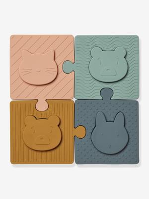 Mini siliconen puzzel Bodil - LIEWOOD blauw Mini siliconen puzzel Bodil - LIEWOOD blauw