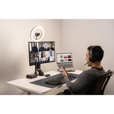Kensington Universeel 3-in-1 Audio Headset Switch, USB-Voeding, Wissel Eenvoudig en Snel Apparaten Om, Ideaal voor Videovergaderingen en Thuiswerken, Compatibel met Windows/Mac (K83300WW)
